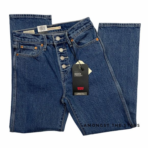Levi's Wedgie Straight High Waisted Utility Jeans - Picture 10 of 16